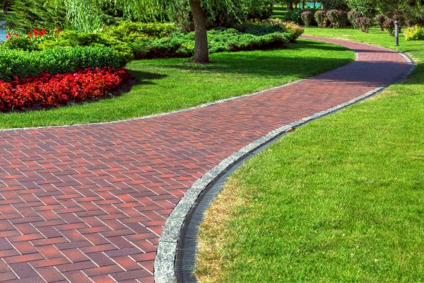 Brick Walkway Installation in Xenia