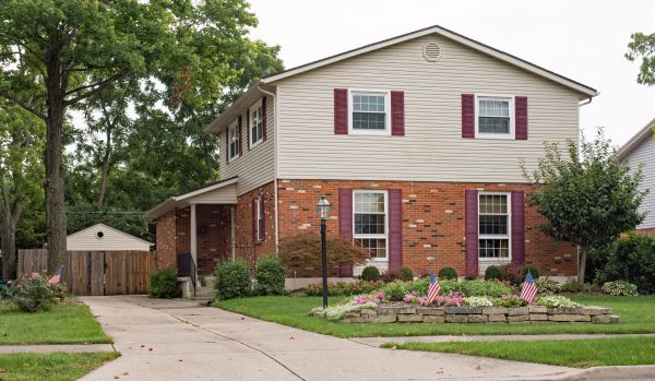 Brick Siding Construction in Xenia