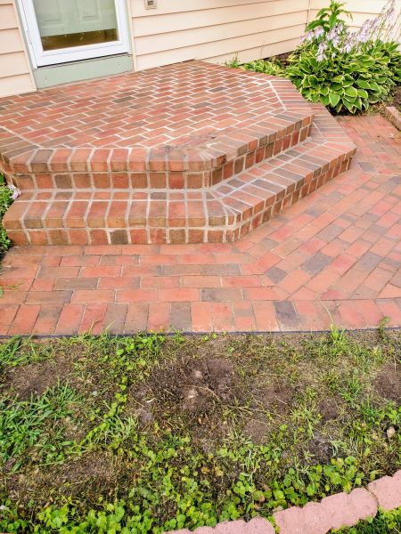 Brick Stoop Repair in Xenia